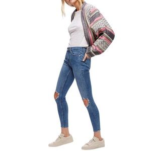 EUC Free People busted knee skinny jeans 31